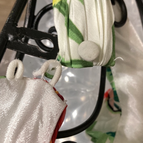 Lilys kloset Tropical Ruffle pleated top Maxi Dress by lillyskloset.net size S - Picture 9 of 11